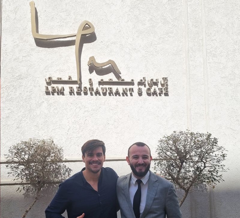 David Martins implementing inventory systems at LPM Restaurant and Café in Dubai