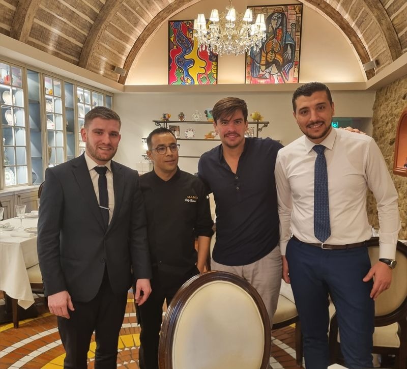 David Martins with the venue team at MAMO