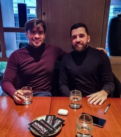 David Martins at Novikov Restaurant and Bar in London